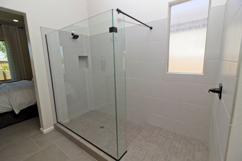 Minimalist Shower with Clear Glass