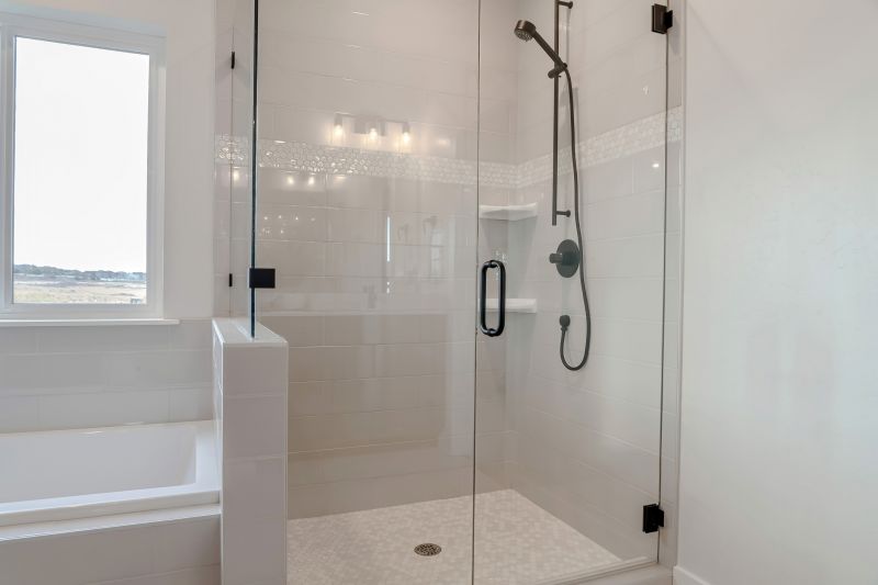 Black Frame Glass Shower Enclosure